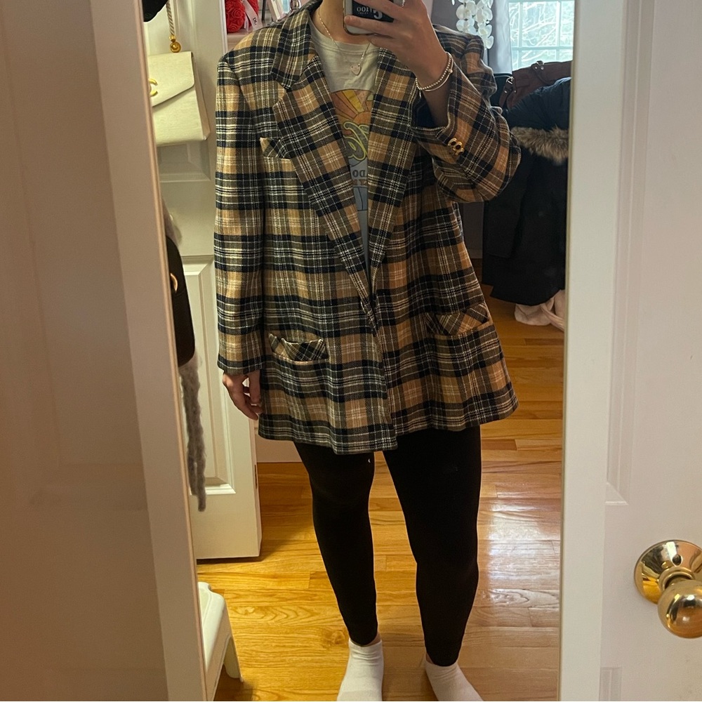 Plaid blazer